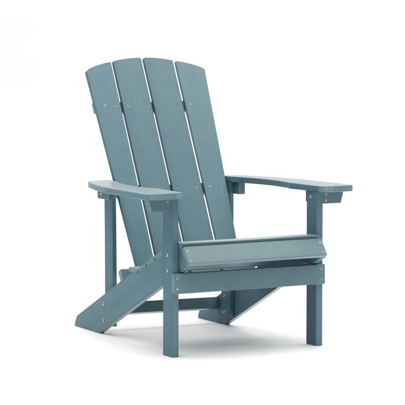 High Quality Waterproof Outdoor Garden Plastic Adirondack Chair Kits Folding Lounge Furniture