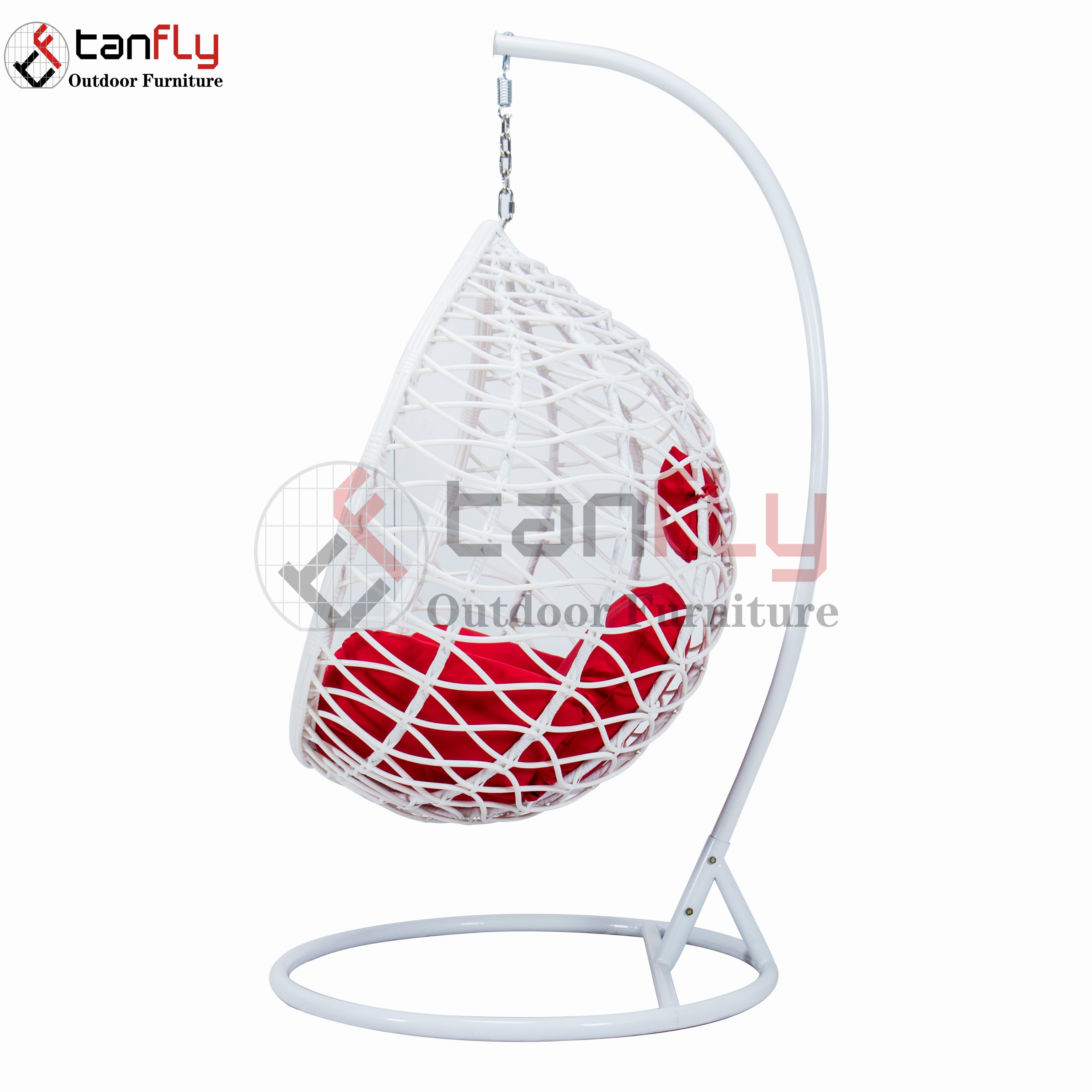 Outdoor hanging Swing Chair Rattan Egg Chair Leisure Wicker Patio Swing