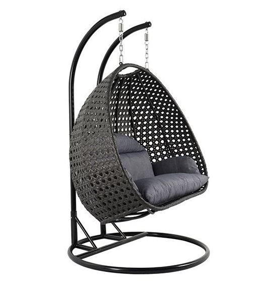 High Quality Garden Rattan Patio Swing Hanging Swing Chair Free Standing Swing Chairs