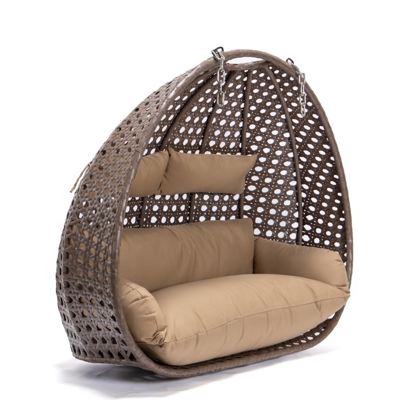 Modern Design Swing Person Handmade Adult Egg Rattan Patio Swing