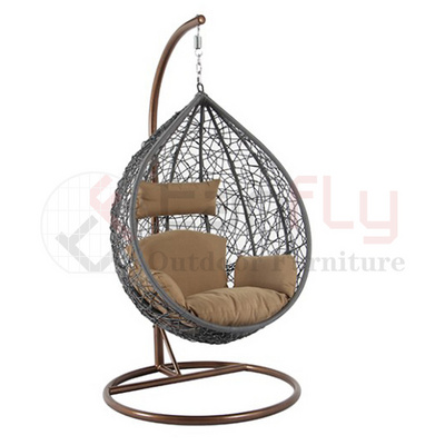 Outdoor rattan chair Hanging Rattan Egg Chair Leisure Wicker Patio Swing