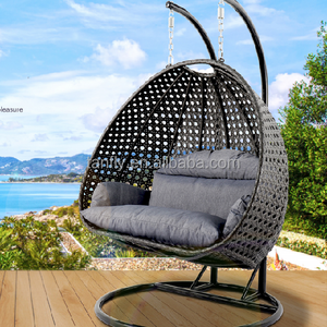 Two Seat Hanging Garden Swings Egg Chairs for Adults