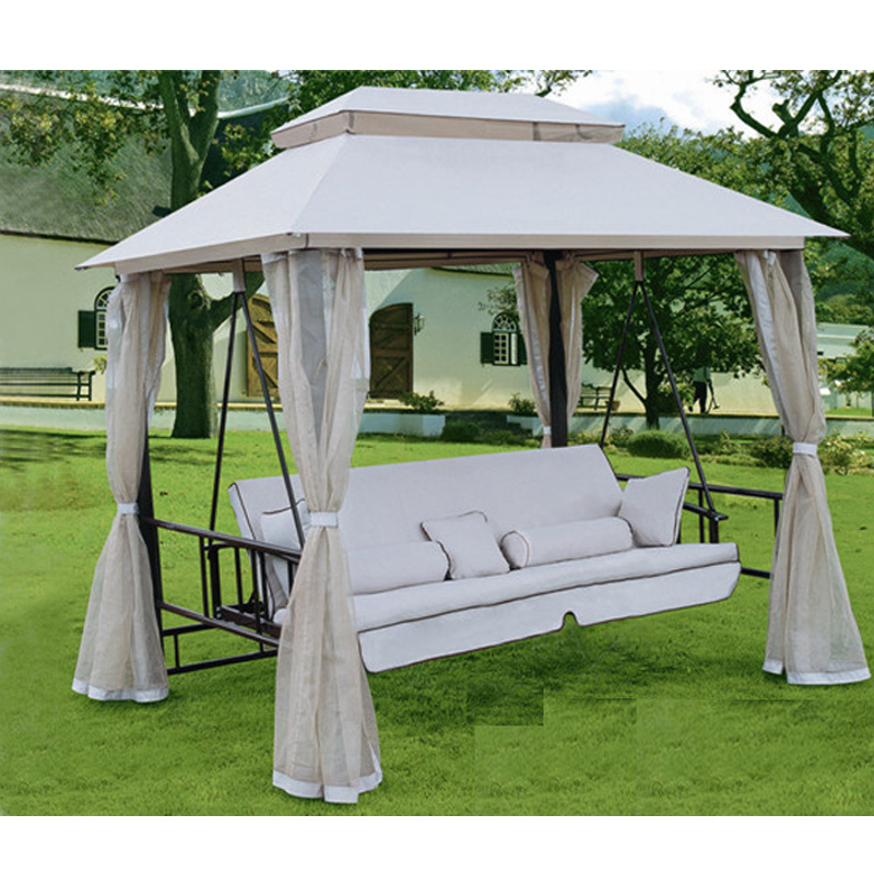 Outdoor Furniture Patio Garden Gazebo Swing with Canopy