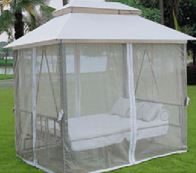 Outdoor Furniture Patio Garden Gazebo Swing with Canopy