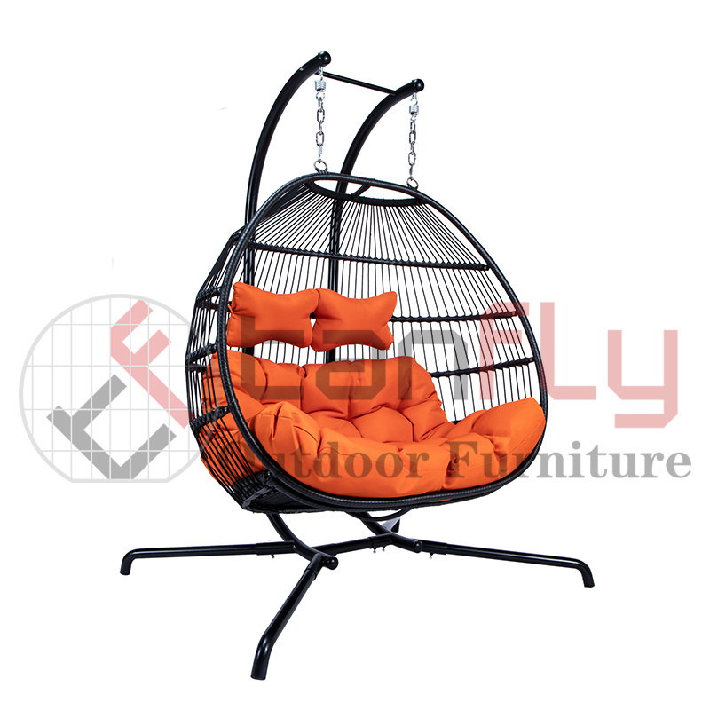 Leisure Wicker Bird Nest Living Room Hammock Hanging Egg Patio Swing Chair