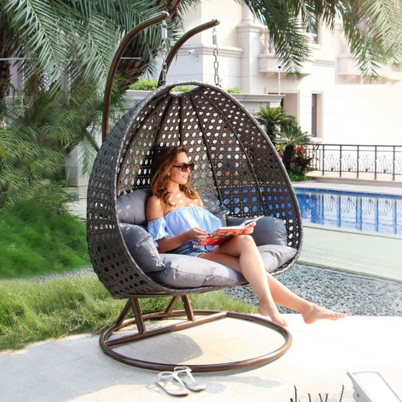 Best Selling Outdoor Swing Rattan Hanging Wicker Egg Chair High Quality Patio Swings