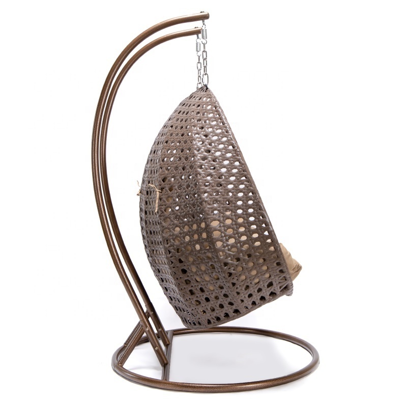 Modern Design Swing Person Handmade Adult Egg Rattan Patio Swing