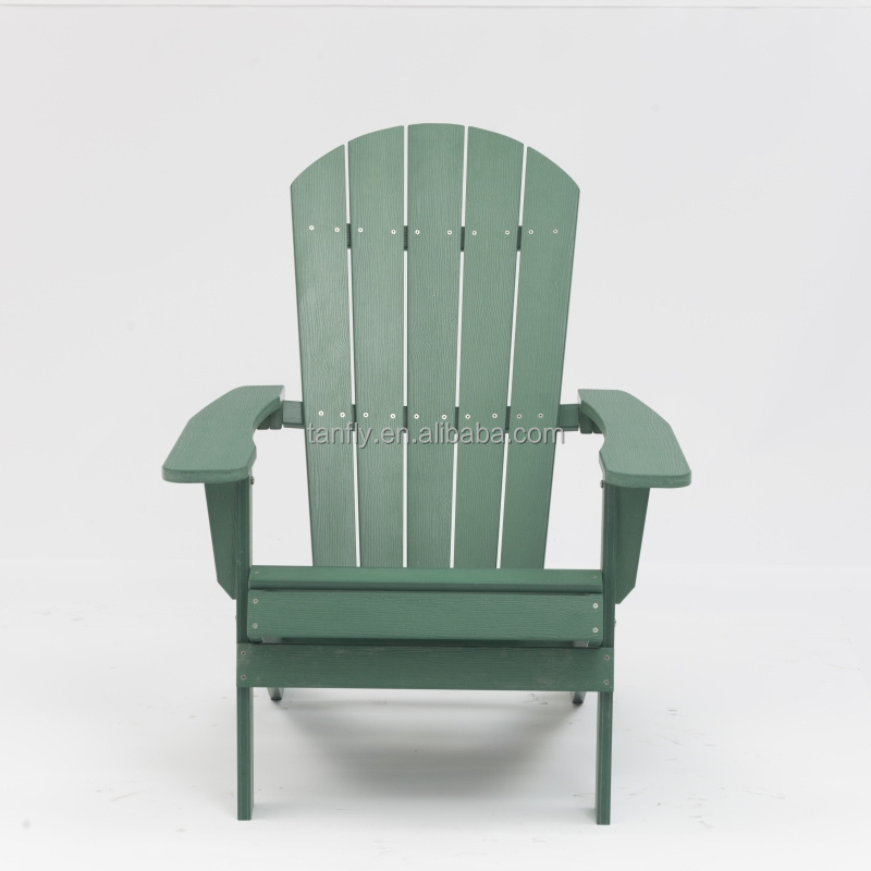 Outdoor Waterproof Hdpe Adirondack Chair Modern Plastic Wood Adirondack Chair Hdpe Resin Folding