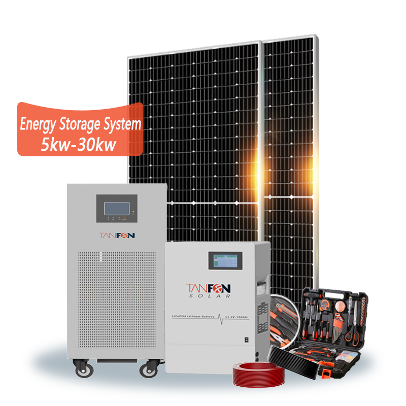 6KW 8KW 10KW tanfon buy solar energy systems for home kit panouri fotovoltaice 5kw off grid solar panel system