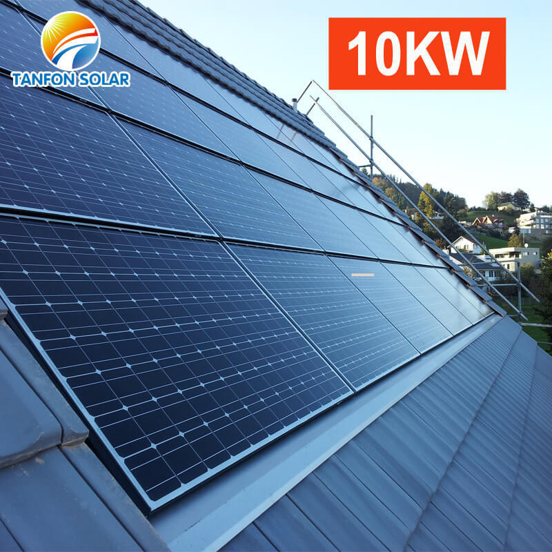 Renewable energy projects 10KW on grid residential solar power system system