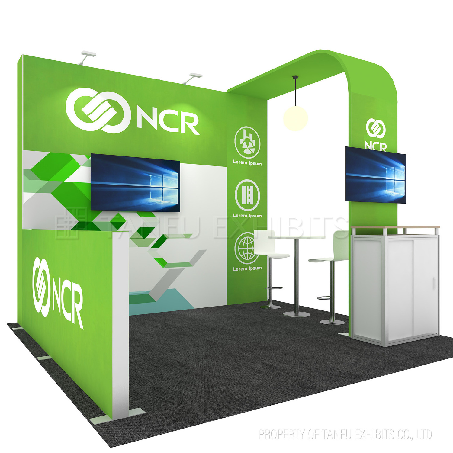 3x3 Size Exhibition Booth for Trade Show