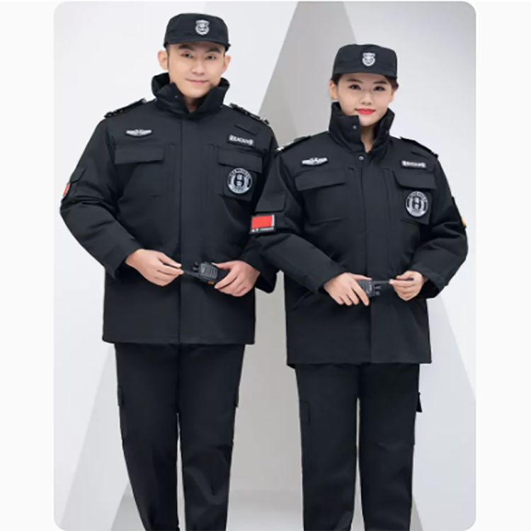 Wholesale Design Security Guard Uniform For Security Guard Officer Uniforms Black Security Uniform For Man Woman