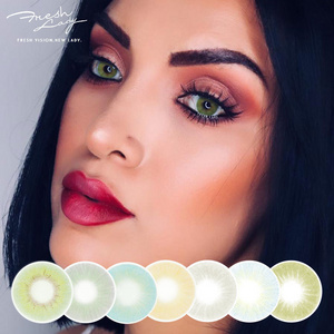 Freshlady hazel color contact lenses lens green colored contacts