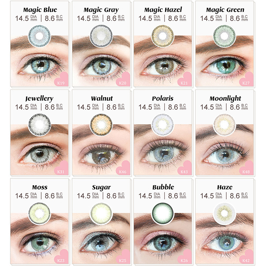 Kangshida Himalaya Collection Green cosmetic colored contacts