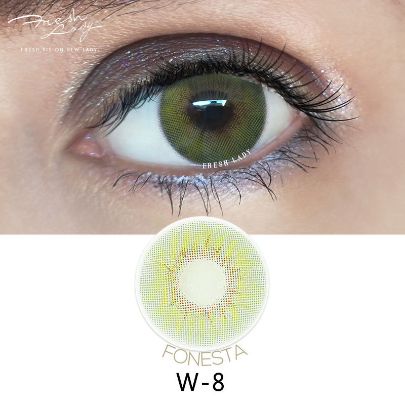 Freshlady hazel color contact lenses lens green colored contacts