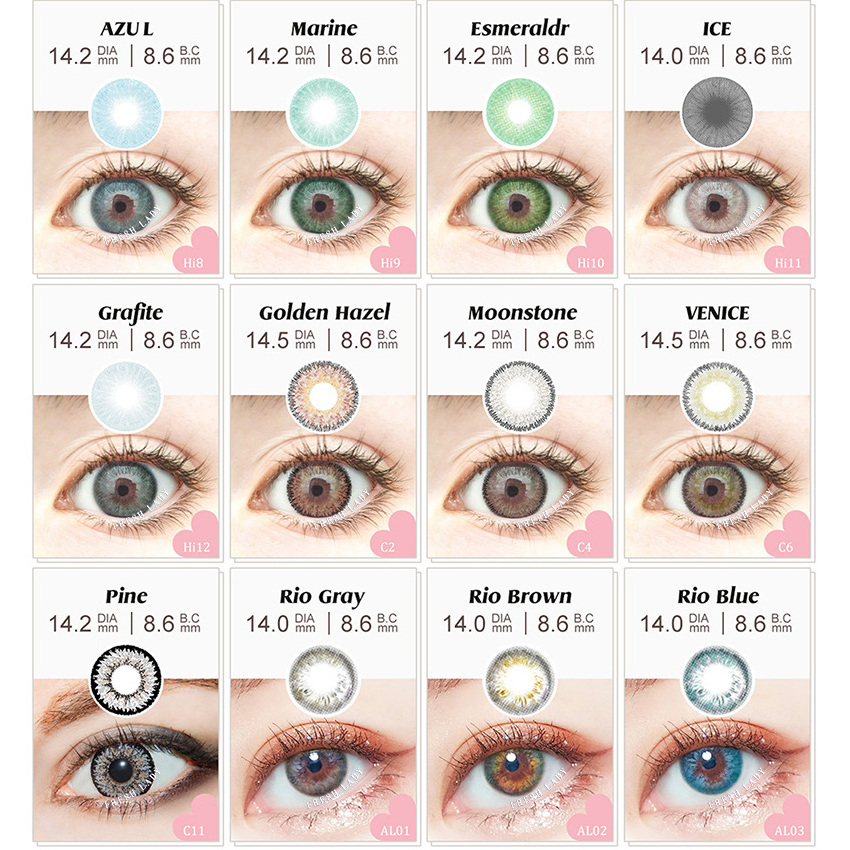 Kangshida Himalaya Collection Green cosmetic colored contacts