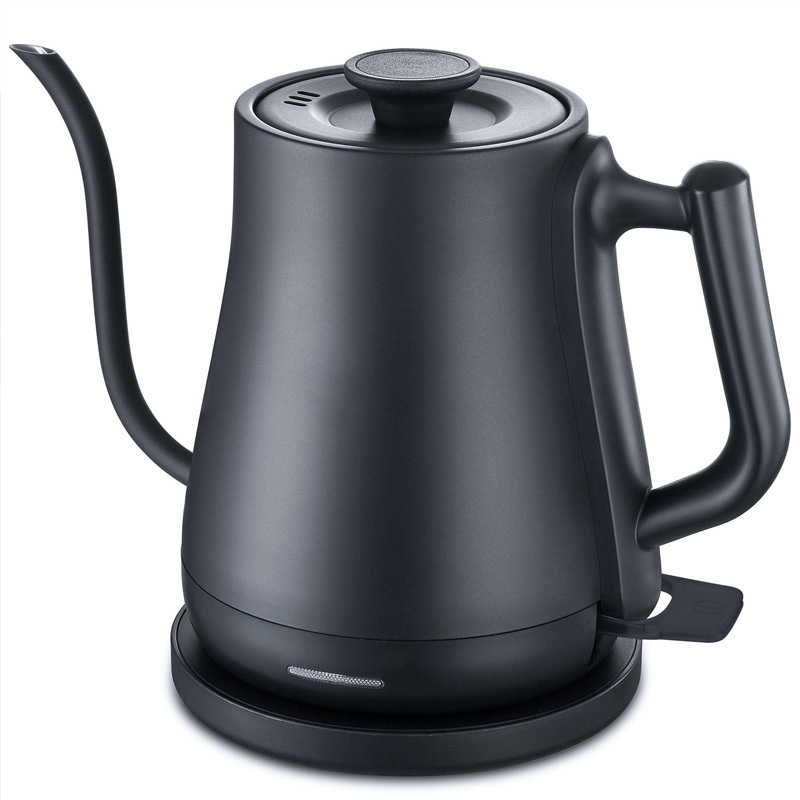 Morden Style 1.0L Gooseneck Electric Kettle Boil-Dry Protection Pour Over Coffee Kettle