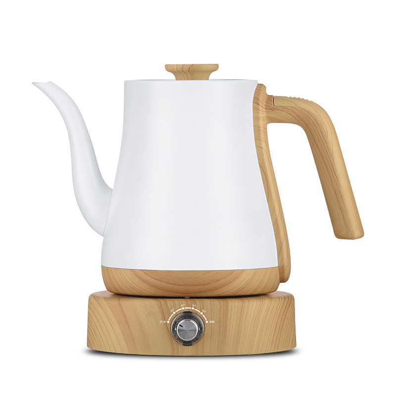 1.0L Gooseneck electric kettle with temperature control 316 food grade stainless steel OEM samovar and coffee electric kettle