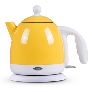 One touch thermostatic anti-drying protection 1.0L electric teapot fast boiling food grade cordless electric kettle