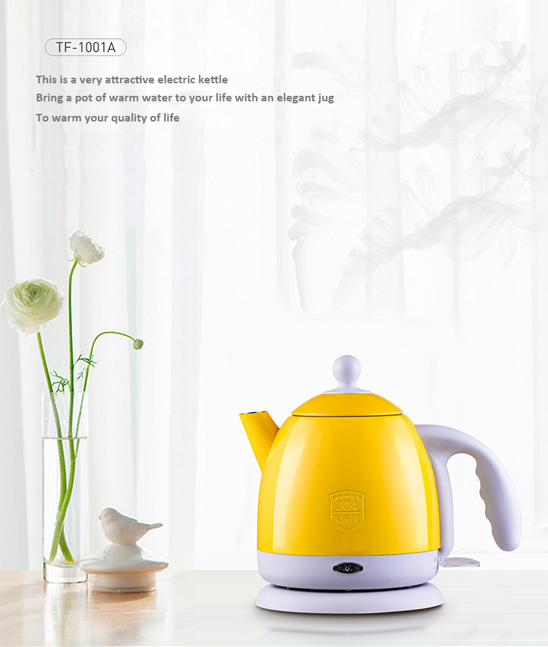 Home high quality stainless steel high appearance level multicolor electric kettle