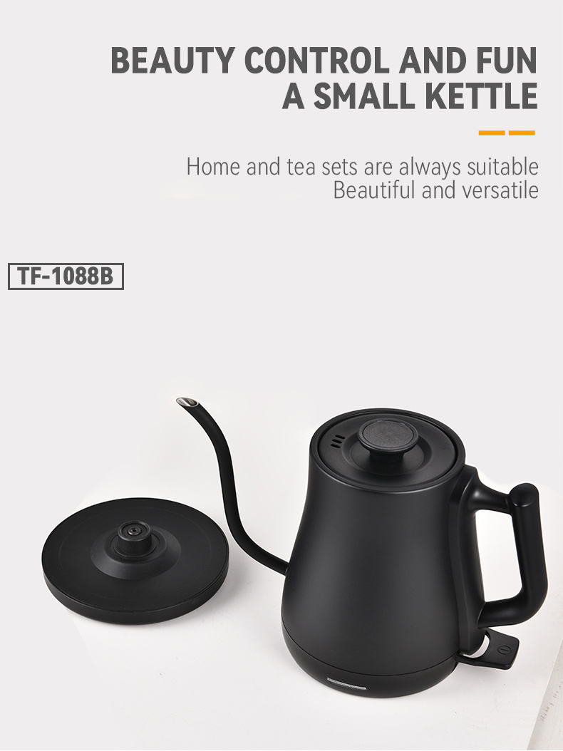 Temperature Control Electric Tea Pot Portable brewista Tea Kettle Gooseneck Coffee Kettle for Home