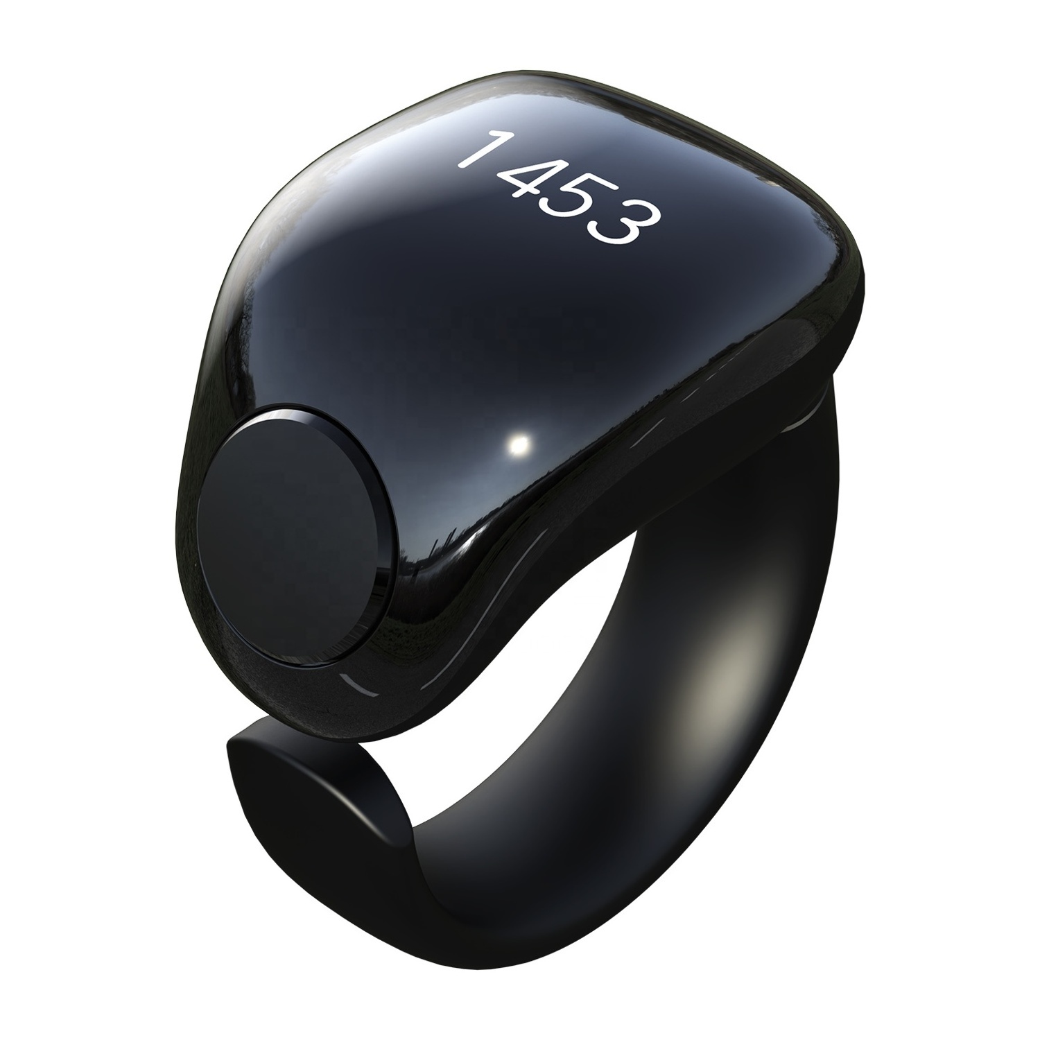 Muslim unique products 2024 electronic muslim ring with wireless charging smart zikr ring with  Magnetic charging