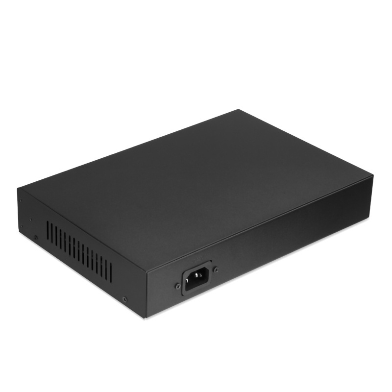 150W Power Supply 100M 16 Port POE Network Switch With 2 Port 1000M Network