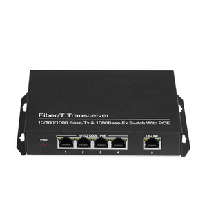 ODM&OEM POE Switch  4 Port 1000M POE  Network Switch +1 Port 1000M Network