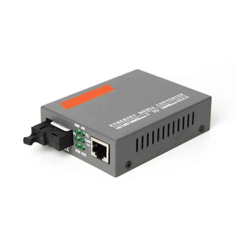 Netlink HTB-GS-03 A/B 1000Mbps SC Port 3KM SM Single Fast Ethernet Fiber Optic Media Converter with 1 PO 1 PE for Network