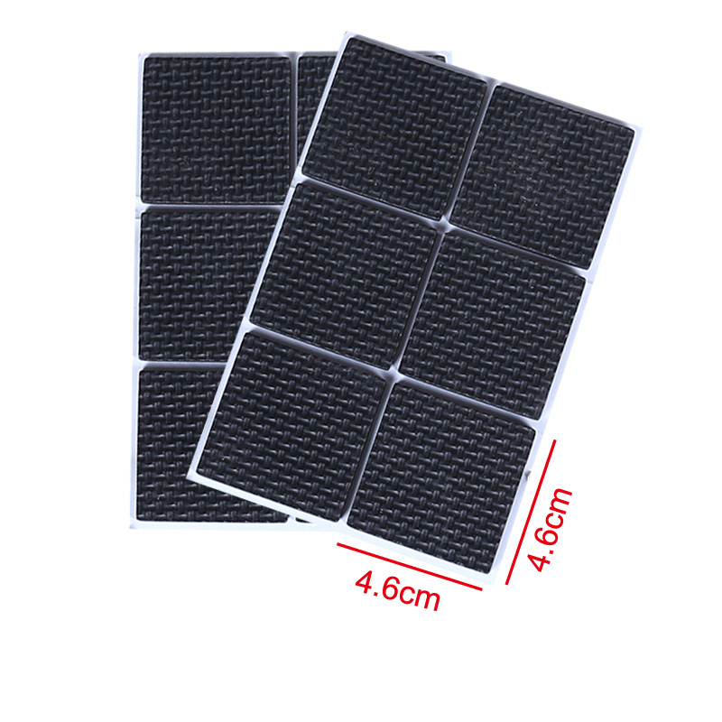 High quality Black Non-Slip eva self adhesive floor protector chair foot pad bar table leg padding