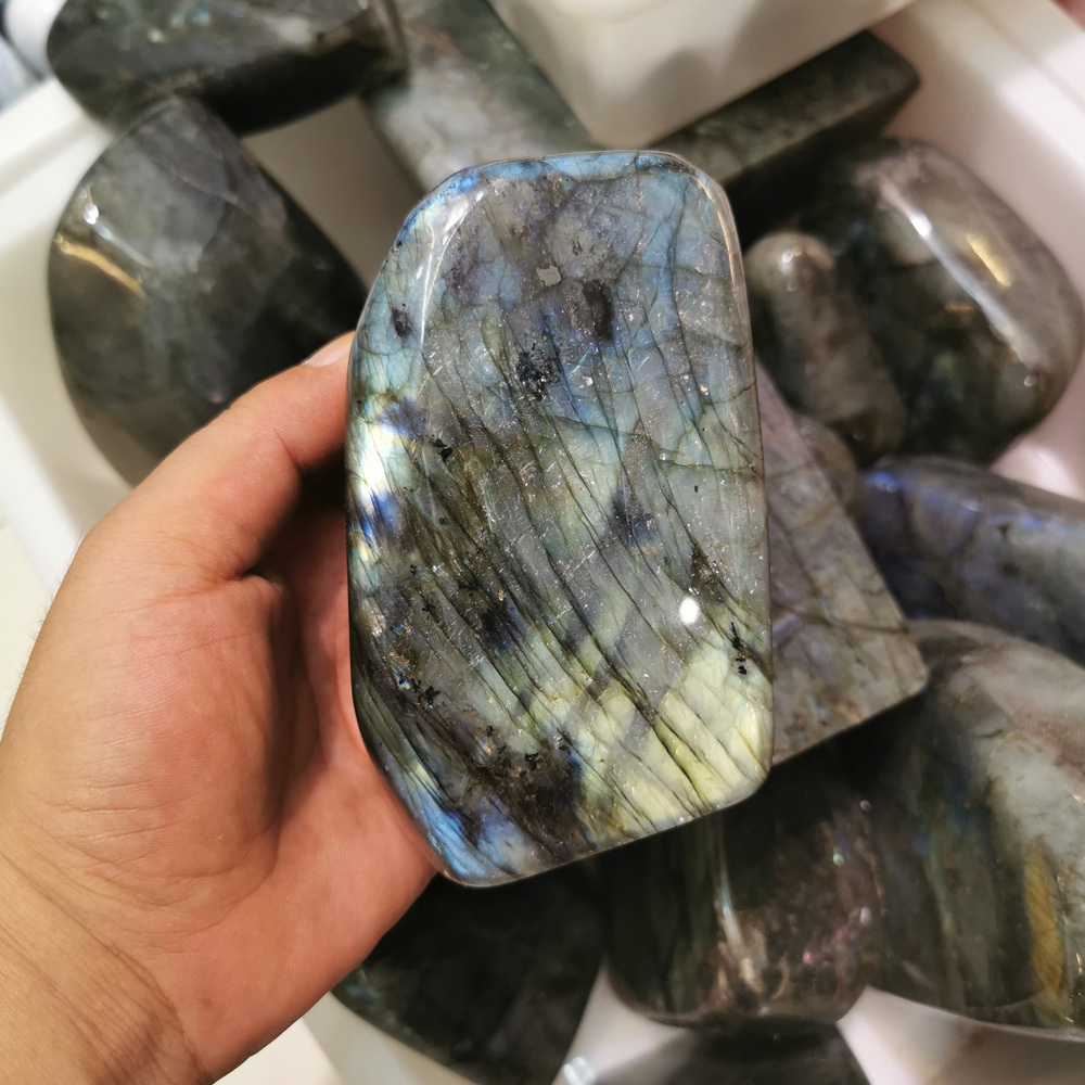 high quality  Large pieces Beautiful natural  labradorite healing raw crystal stone