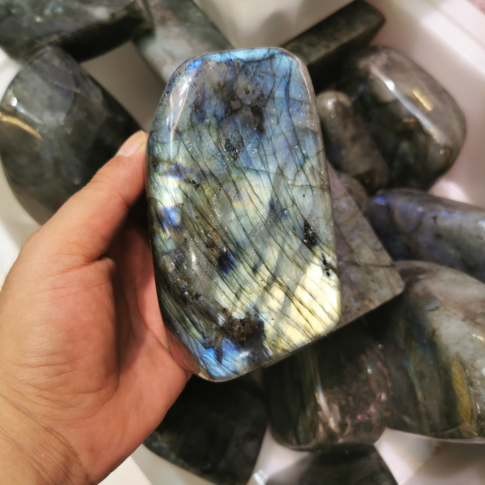 high quality  Large pieces Beautiful natural  labradorite healing raw crystal stone