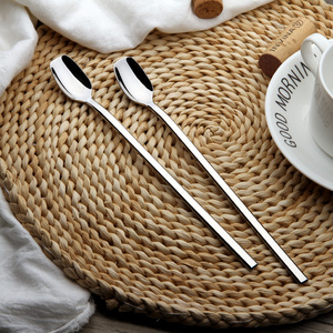 Free Sample Stainless Steel Long Coffee Spoon