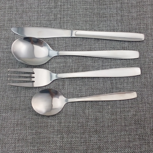 High grade Stainless Steel dinner Fork Knife Spoon  cutlery set flatware