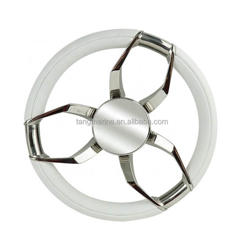 Boat Marine 316 Stainless Steel High Quality Ship Steering Wheel For Sale