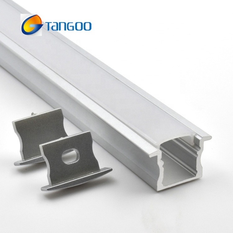 Recessed aluminum led  profile channel for led extruded aluminum channel with pc opal frosted clear cover