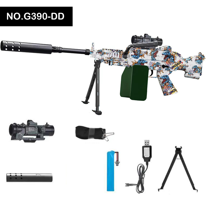 AKM 47 M4 Large Size Electric Gel Bomb Hydrogel Gun Toy High Speed Launch Gel Ball Guns Kids Gel Splatter Blaster Toy Gun