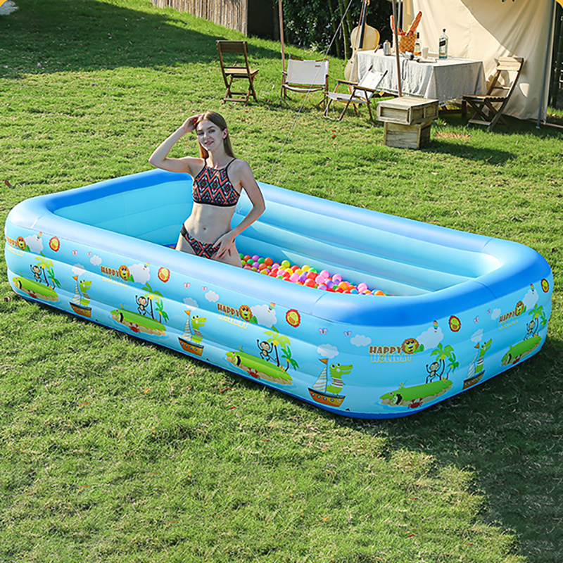 Multi-style Thickening Foldable Inflatable Pool Quality PVC Outdoor Inflatable Swimming Pool Summer Outdoor Bathing Pool