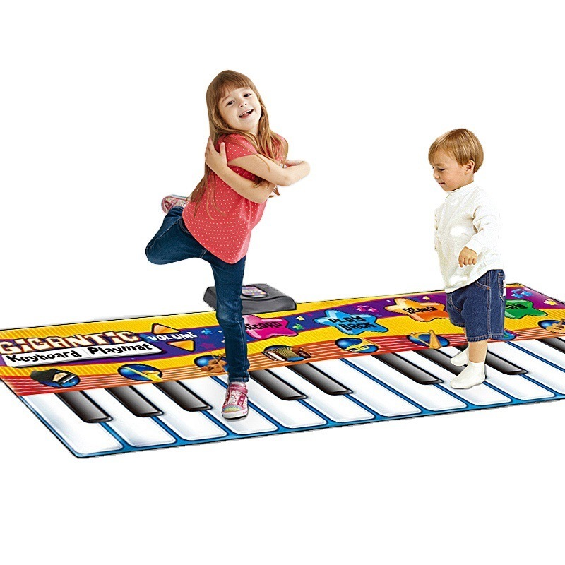 Musical Carpet Piano Baby activity gym Play Mat Keyboard Toy Baby Musical Mat Baby Play Foot Piano Keyboard Mat Dancing Blanket