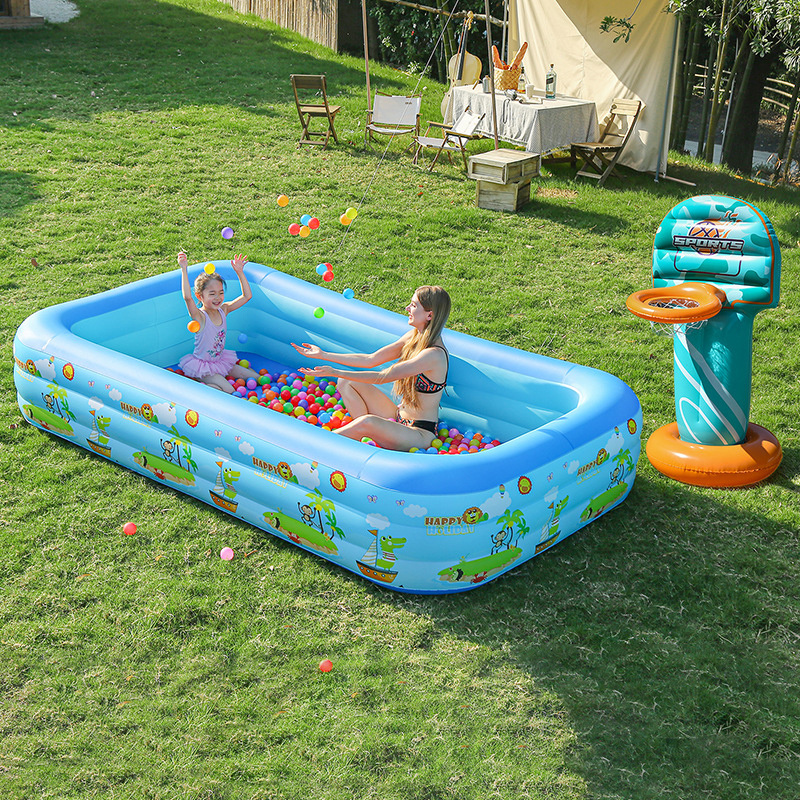 Multi-style Thickening Foldable Inflatable Pool Quality PVC Outdoor Inflatable Swimming Pool Summer Outdoor Bathing Pool