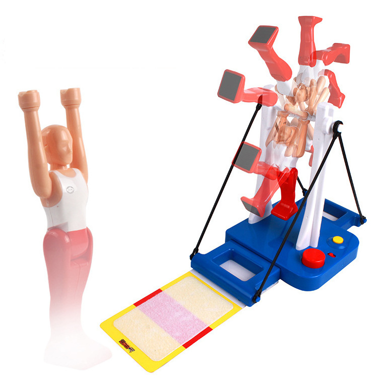 Novelty Gymnastics Interactive Board Game Toy Indoor Parent-child Table Horizontal Bar Sport Family Game Fidget Toy For Children