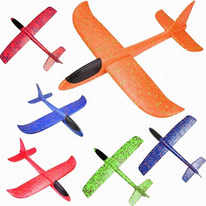 Foam Glider Airplane 44CM&48CM Mini Throwing Plane Flying Sports Games Foam Throwing Plane Airplane Toys Funny Toys (EXW)