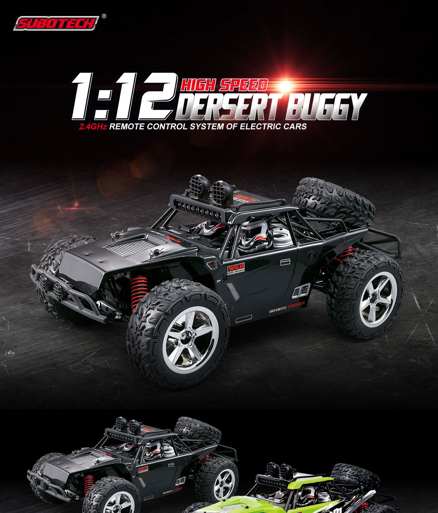 1:12 High Speed 4WD Remote Control Car Hydraulic Independent Suspension 30KM/H Off-Road Drift Radio Control Toys Car For Adults