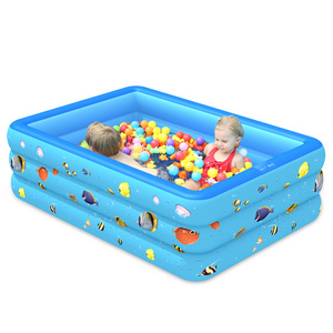 210*135*55cm Outdoor Multifunction Inflatable Swimming Pool large plastic inflatable Swimming Pool For Children And Adult