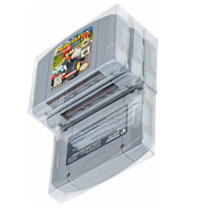 Clear Case Sleeve Protector for Nintendo N64 Games Cartridge  for snes