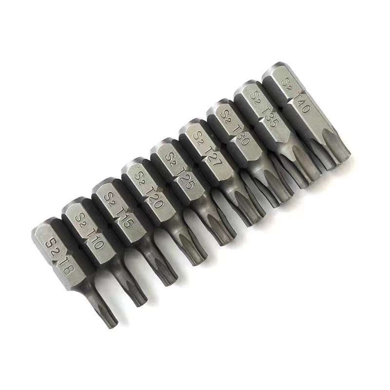 S2 material 1/4  6.35mm hex shank torx drill bits