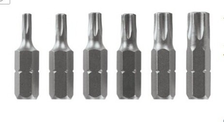 S2 material 1/4  6.35mm hex shank torx drill bits