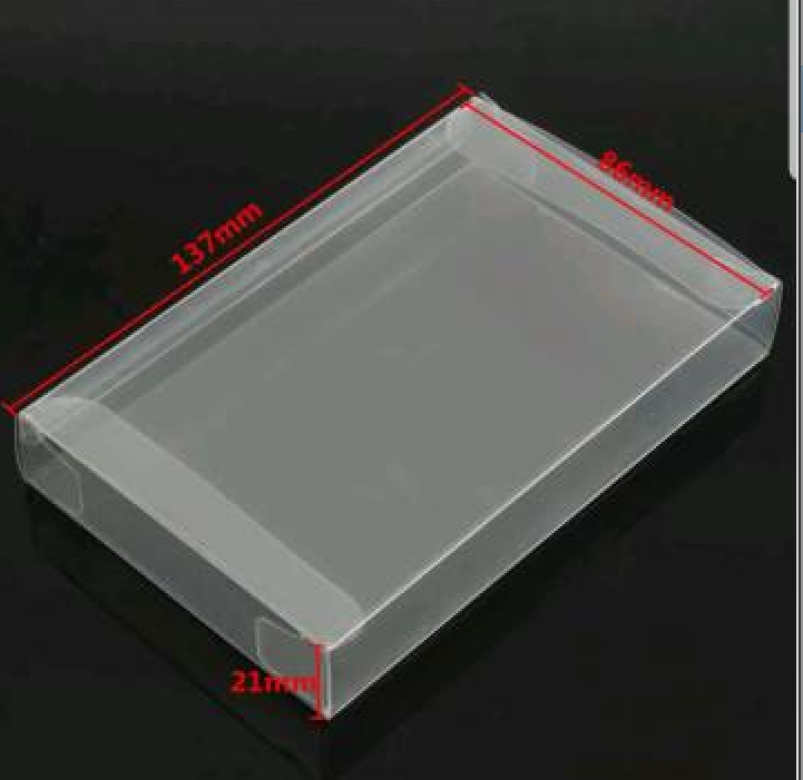 Plastic Protector Box Sleeve for Video Game Storage Case for Super Nintendo SNES Cartridge Case