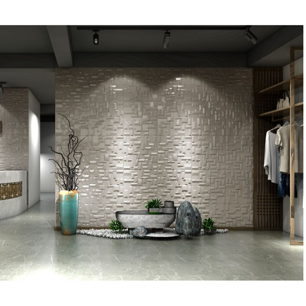 60x60cm Square 3D Foam Wall Tile Soundproof Waterproof 3D Brick Wallpaper