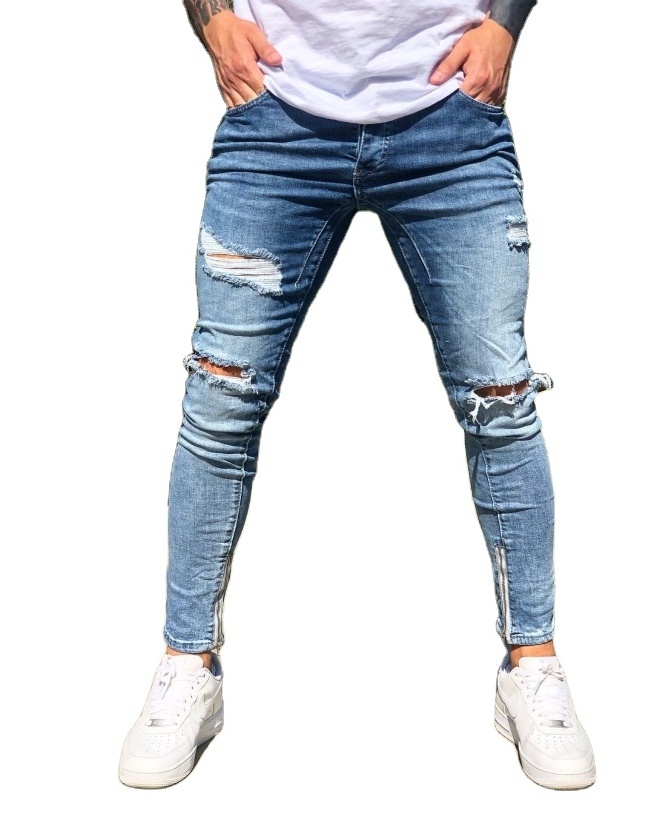 2022 big street wear large jeans pants men style brand boohooman boot cut jeans men  trausers , work crazy jeans for men